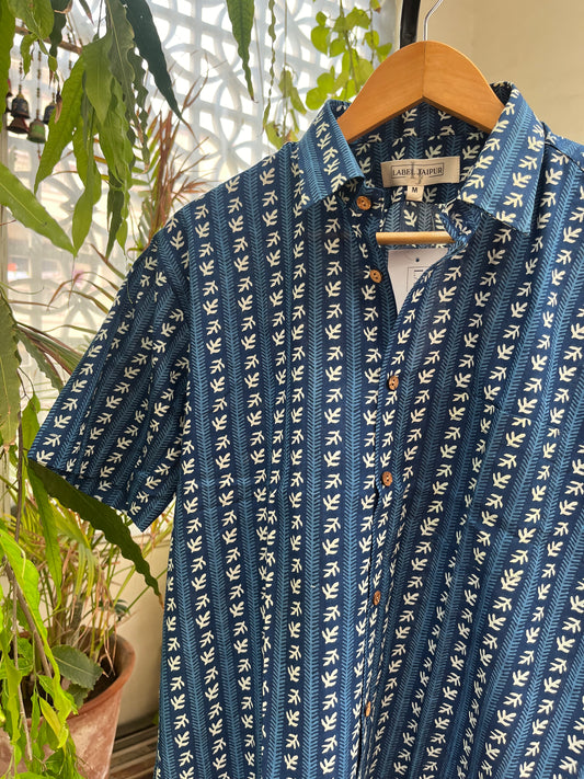 Block print shirt